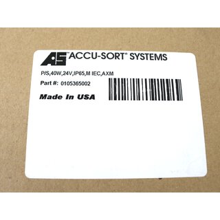 AS Accu-Sort Systems PS-4024 Power Supply -OVP/unused/
