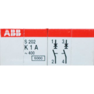 ABB  S202 K 1 A Sicherungsautomat