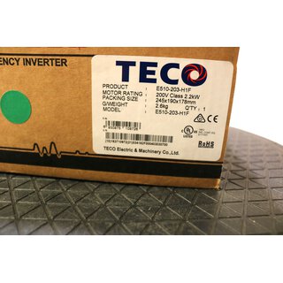 TECO Frequenzumrichter E510-203-H1F