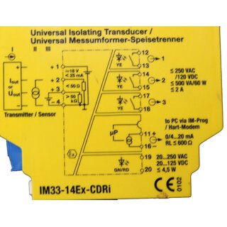 Turck Universal Messumformer - Speisetrenner IM33-14Ex-CDRi