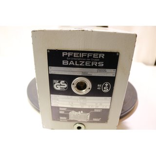 Pfeiffer Balzers DUO 008 B Drehschieber Vakuumpumpe Gebraucht Spr