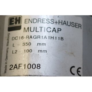 Endress+Hauser Multicap DC16-RAGR1A1H11B 2AF1008