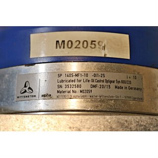 Wittenstein Alpha SP 140S-MF1-10-0I1-2S Planetengetriebe i=10 -used-