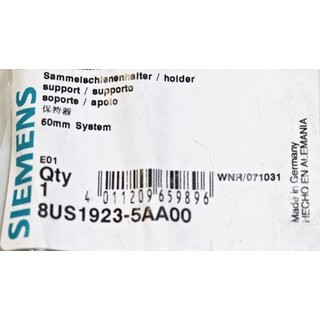 4x Siemens 8US1923-5AA00 Sammelschienenhalter -OVP/unused-