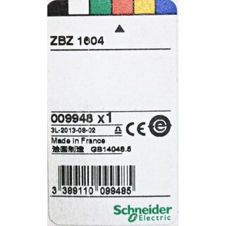 Schneider Electric ZBZ 1604 Neu