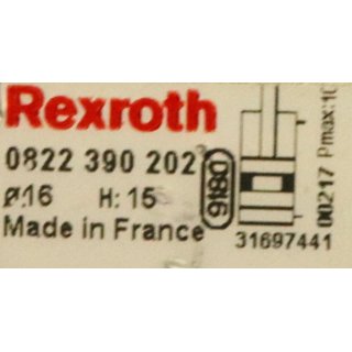 Rexroth 0822390202 D=16 H=15 gebraucht/used