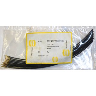 HARTING FO Cabel 1*POF+Kabelendhülse 250mm (1 Packung =10 Stück) ungebraucht/Used