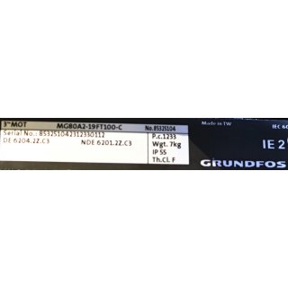 Grundfos SPK4-11/11 A-M-A CVUV+ 3-Phasen MG80A2-19FT 100-C Used