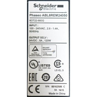 Schneider Electric Phaseo ABL8REM 24050 Schaltnetzteil gebraucht/used